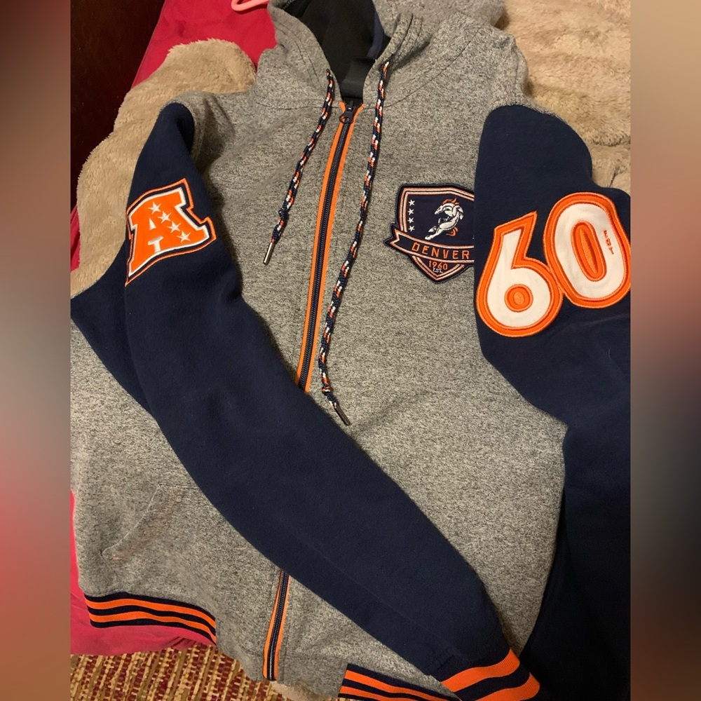 NFL Apparel DENVER BRONCOS full zip hoodie
